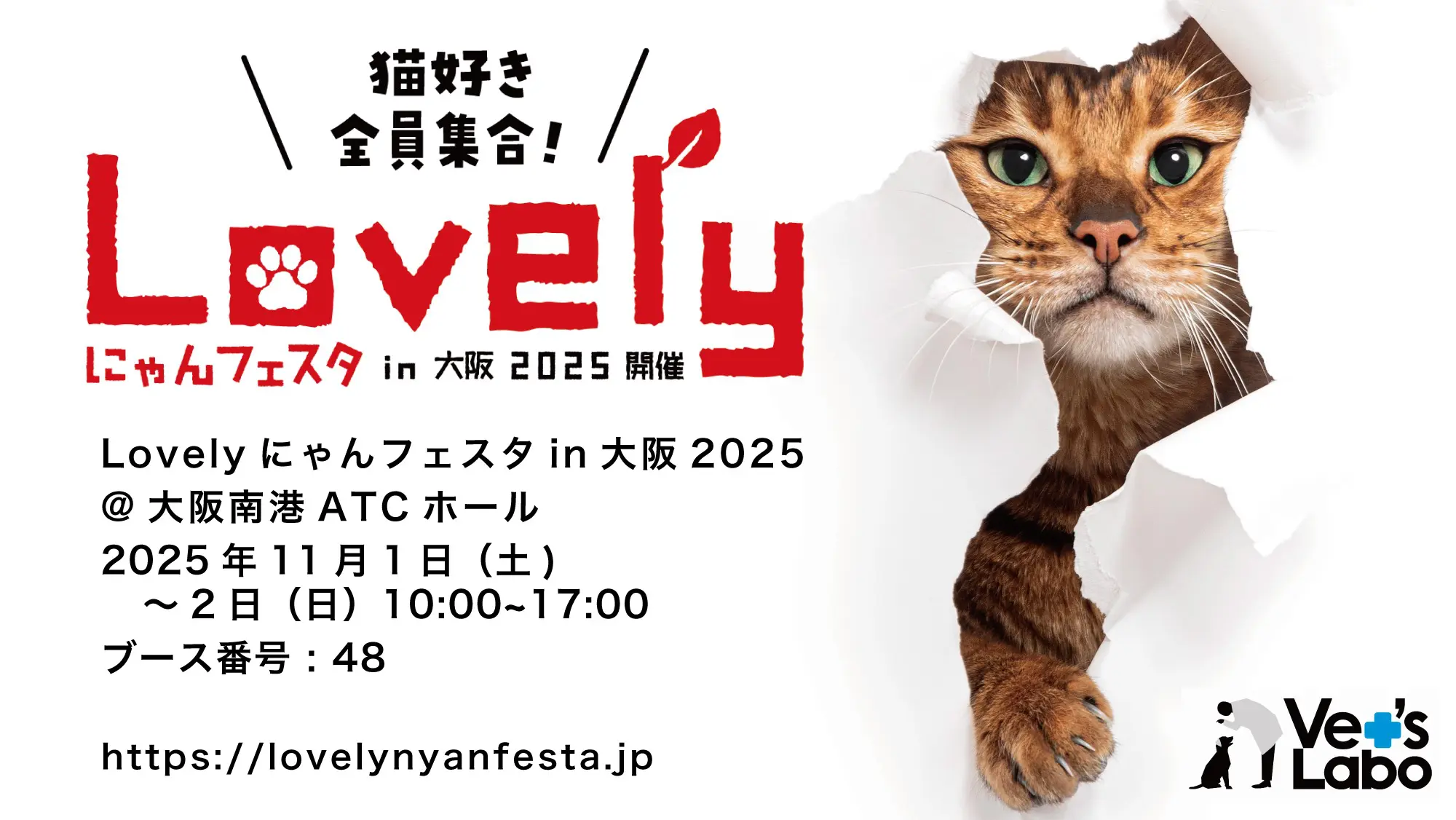 Lovelyにゃんフェスタin大阪2025 出店 | Vet's Labo（ベッツラボ）公式